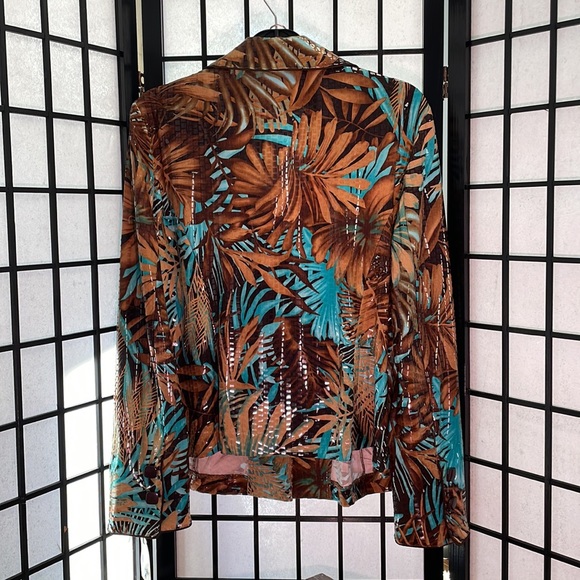 Clara S Structured Blouse, SZ XL, NWT - Picture 3 of 11